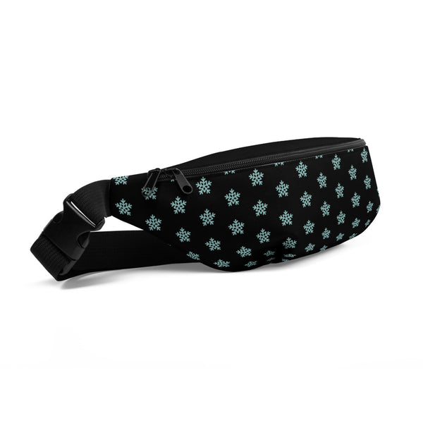 Snowflake Collection Black Fanny Pack EMPORIO WINTER