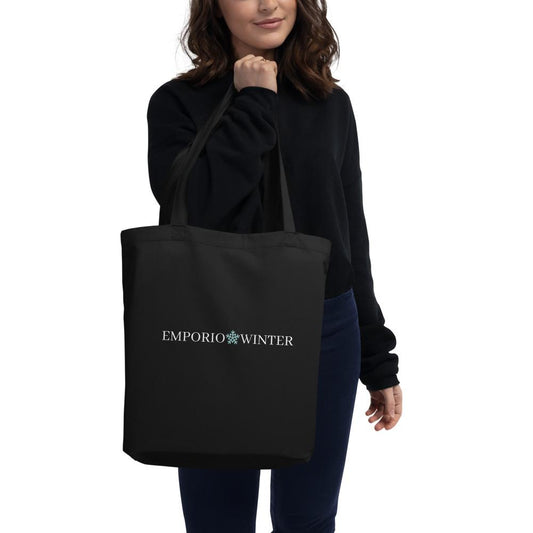 Bolsa Cotton Organic Basic Logo Blanco Emporio Winter EMPORIO WINTER