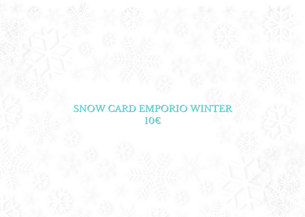 SNOW CARD EMPORIO WINTER EMPORIO WINTER