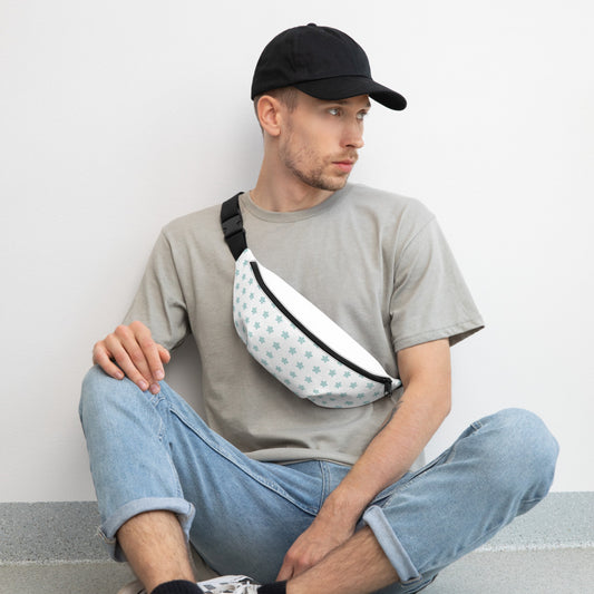 Basic Snowflakes White Fanny Pack EMPORIO WINTER