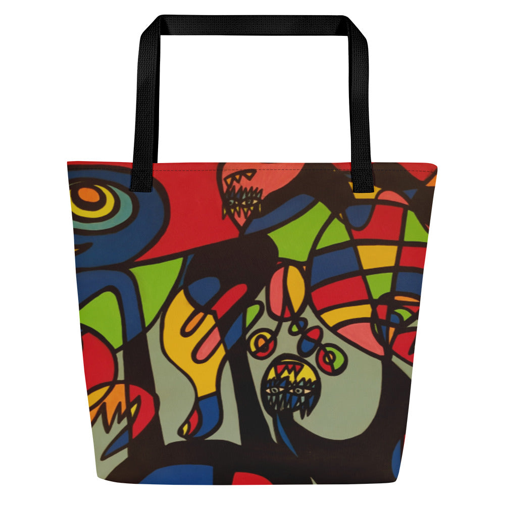 All-Over Print Large Tote Bag Triol Art Collection EMPORIO WINTER