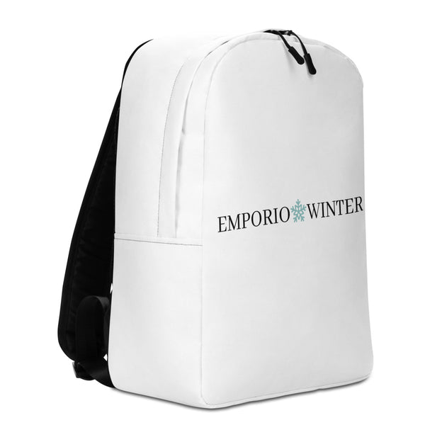 Backpack Unisex Basic Minimal Black Logo Emporio Winter EMPORIO WINTER
