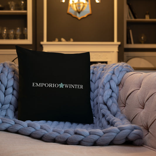 Basic Premium Logo White Emporio Winter Pillow EMPORIO WINTER