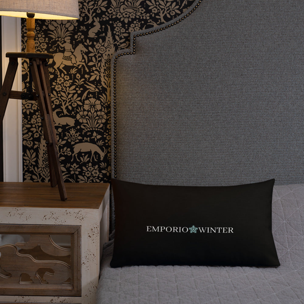 Basic Premium Logo White Emporio Winter Pillow EMPORIO WINTER