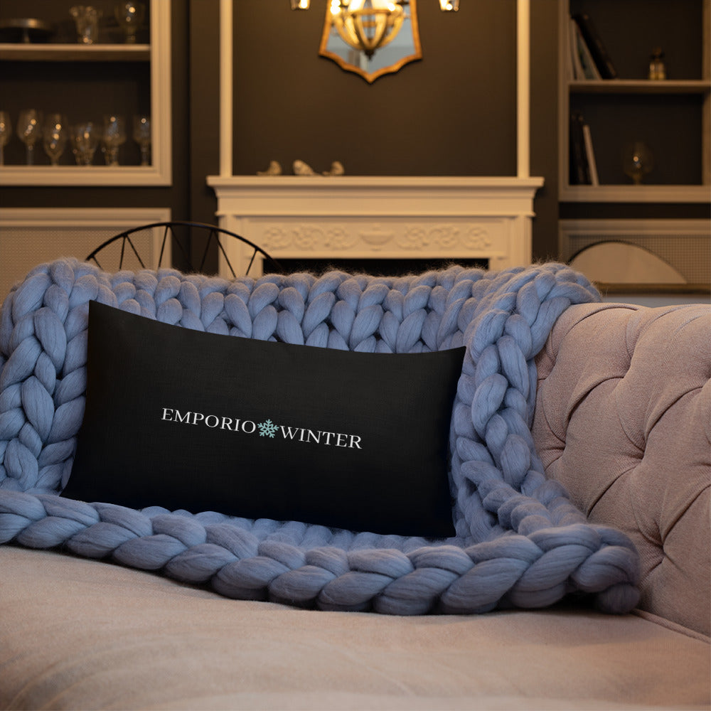 Basic Premium Logo White Emporio Winter Pillow EMPORIO WINTER