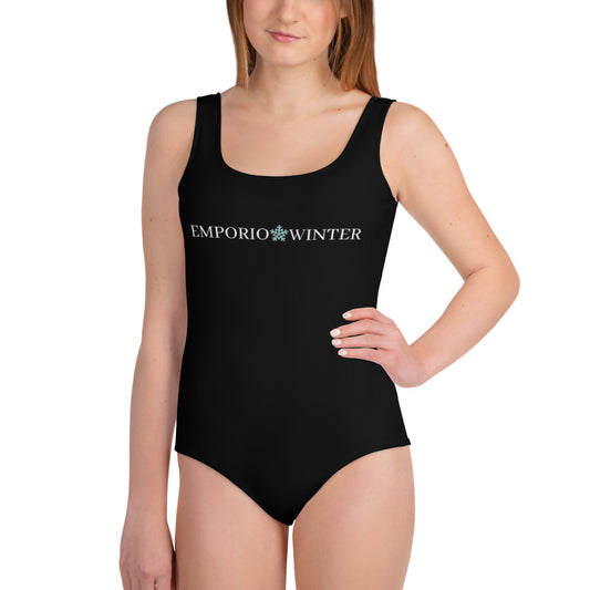 Emporio Winter White Basic Logo Teen Swimsuit EMPORIO WINTER