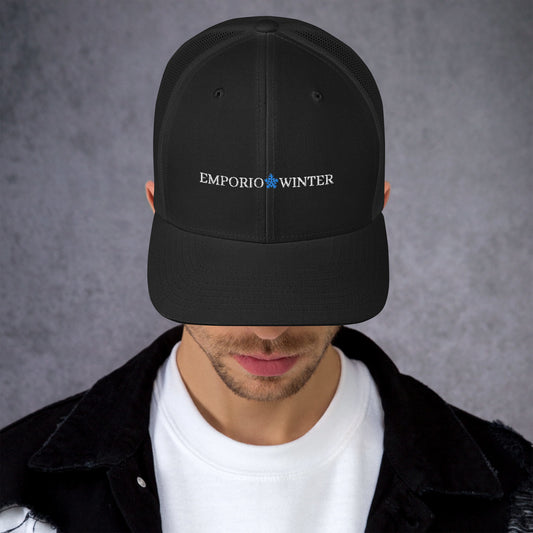 Unisex Trucker Cap Basic Logo White Emporio Winter EMPORIO WINTER