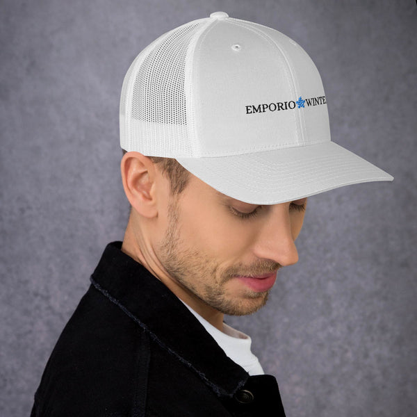 Unisex Trucker Cap Basic Logo Black Emporio Winter EMPORIO WINTER