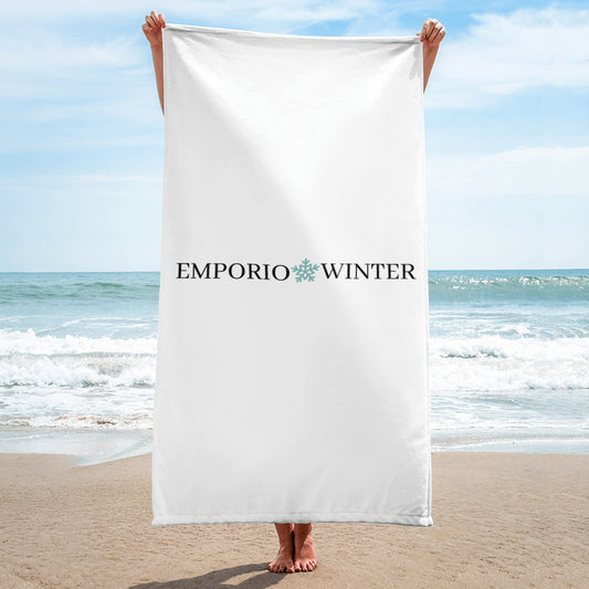 Basic Black Logo Sublimated Towel Emporio Winter EMPORIO WINTER