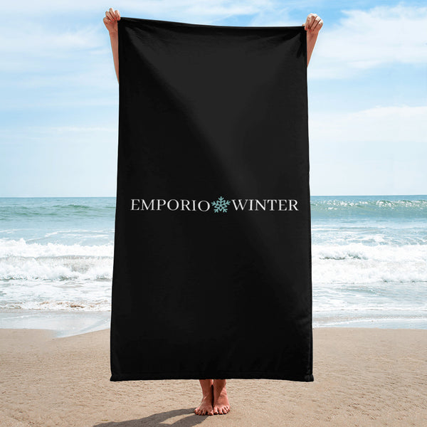 Basic White Logo Sublimated Towel Emporio Winter EMPORIO WINTER