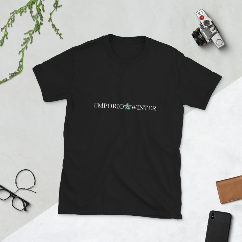 Emporio Winter DTG White Logo Minimal Short Sleeve Unisex T-Shirt EMPORIO WINTER