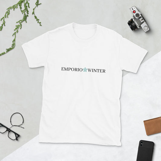 Emporio Winter DTG Black Logo Minimal Short Sleeve Unisex T-Shirt EMPORIO WINTER