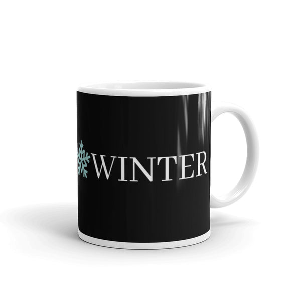 White Glossy White Logo Emporio Winter Mug EMPORIO WINTER