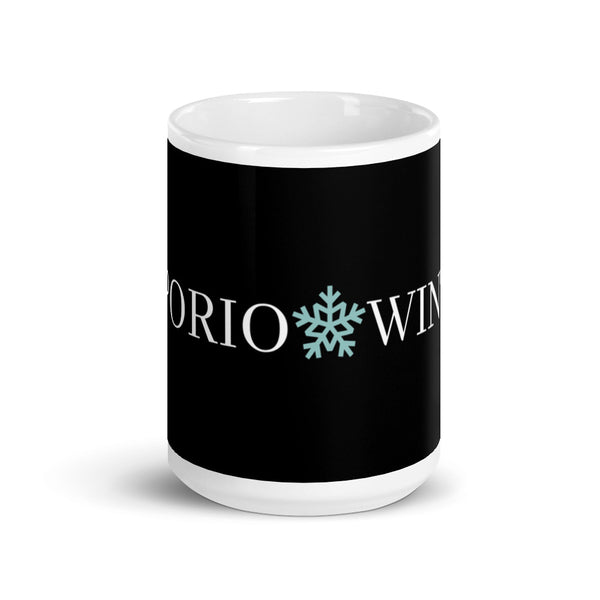 White Glossy White Logo Emporio Winter Mug EMPORIO WINTER